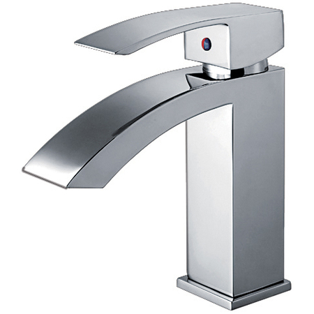 WHITEHAUS Jem Collection Sgl Hole/Sgl Lever Lavatory Faucet W/ Pop-Up Waste, Chrm WH2010001-C